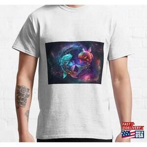 Pisces Zodiac Sign Classic Tshirt Unisex